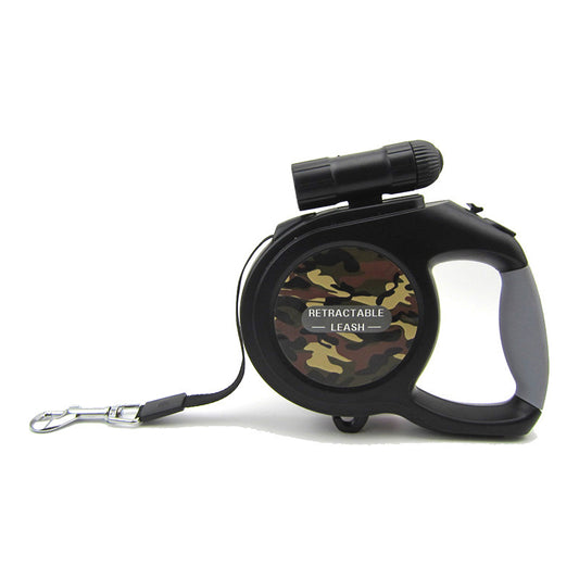 Laisse pour chien style Camouflage avec led