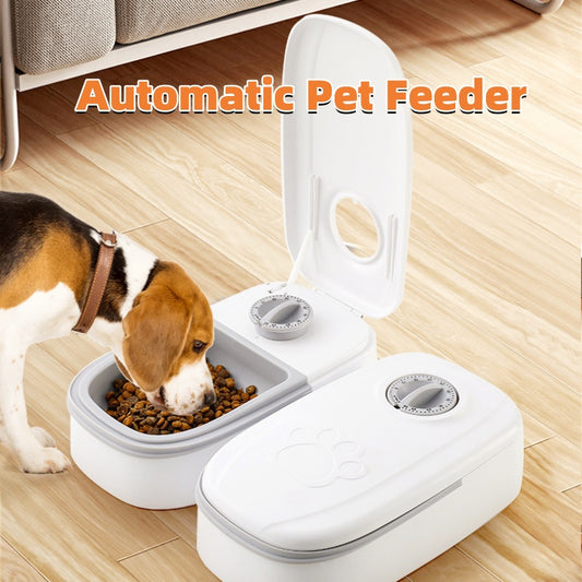 Distributeur de Croquettes Automatique Intelligent pour Chats et Chiens – Avec Minuterie Programmable